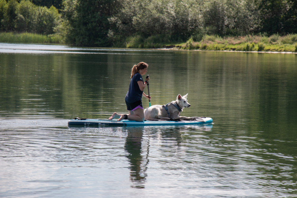 SUP mit JoyToSUP am Badesee 't Hilgelo (Leisurelands) im Achterhoek